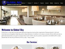 Tablet Screenshot of globalskyafrica.com